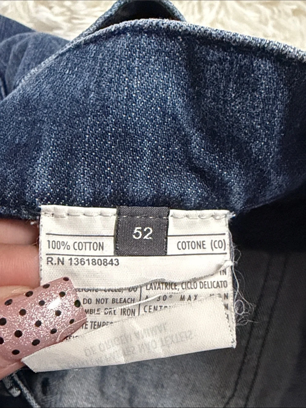 Salvatore Ferragamo Men’s Indigo Blue Relaxed Denim Jeans